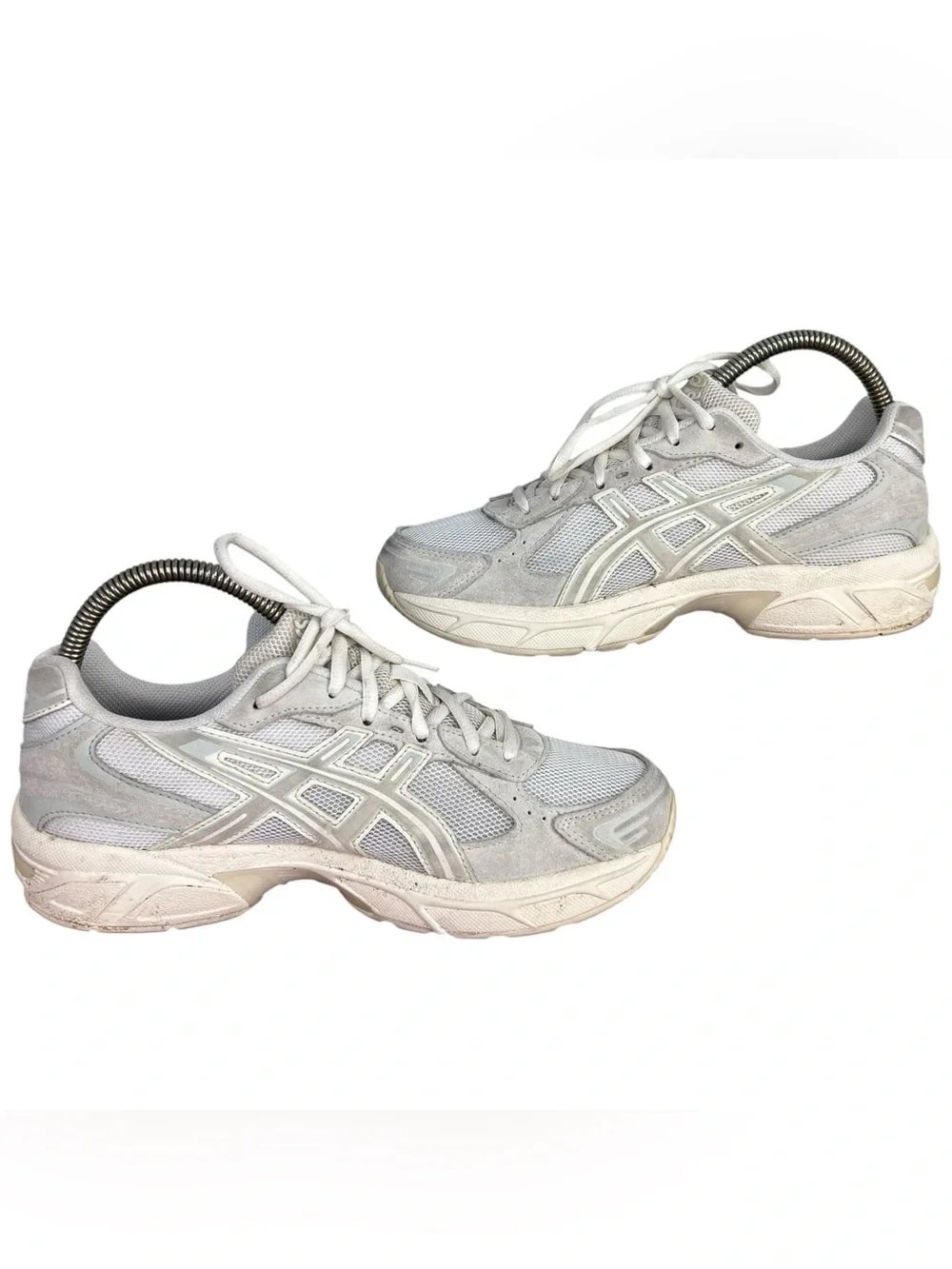 ASICS Gel-1130 Athletic Running Shoe Cream/Ivory Suede Women's US 8.5 (1202A163)